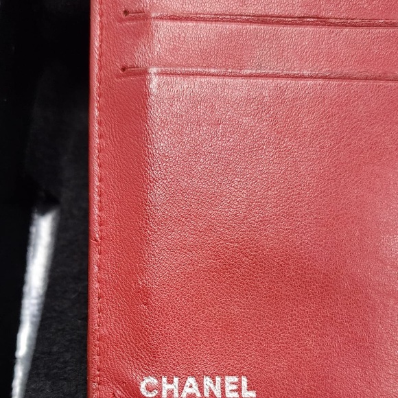 Authentic Pre-loved Lambskin Camellia CC Long Wallet - Picture 9 of 11